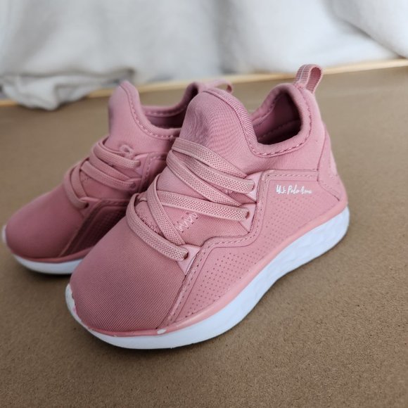 U.S. Polo Assn, Slip on Sneaker, 6C Child, pink - Picture 3 of 7